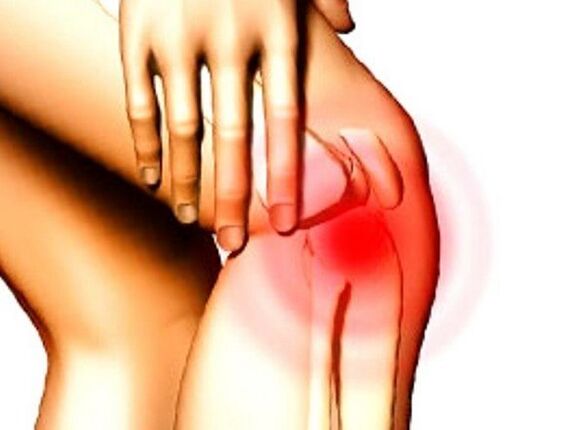 Pulsating knee pain caused by a meniscus injury